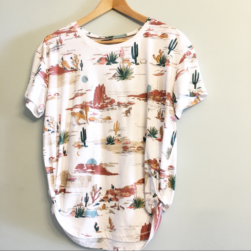🐴9H15STCLWestern Cowboy Graphic Tee Anthropologie